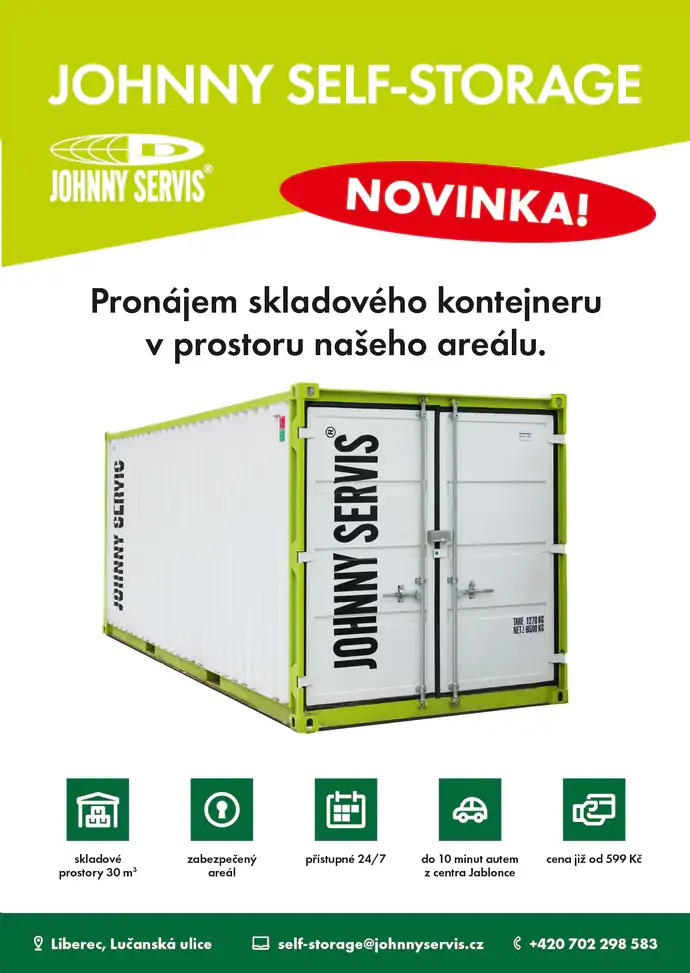 JOHNNY SELF-STORAGE: skladové prostory u nás!